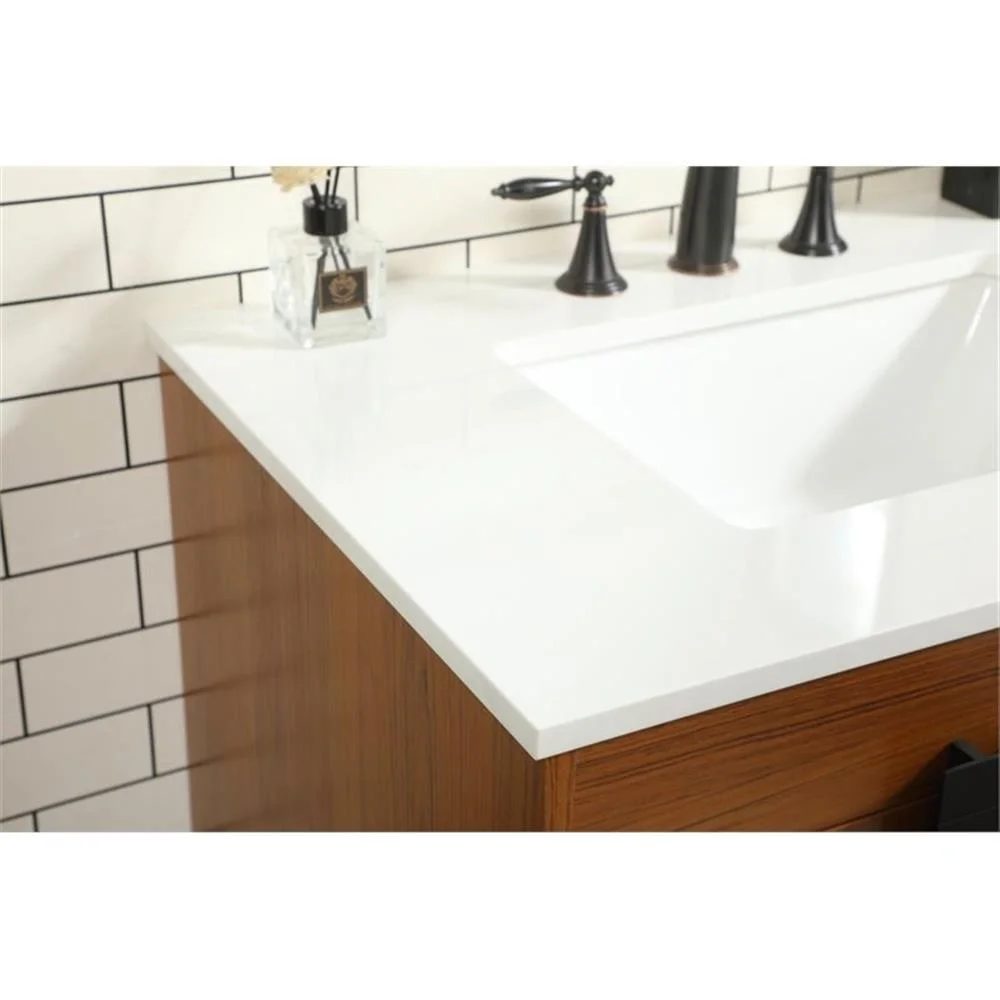 Elegant Kitchen and Bath 32 Inch Single Bathroom Vanity In Green