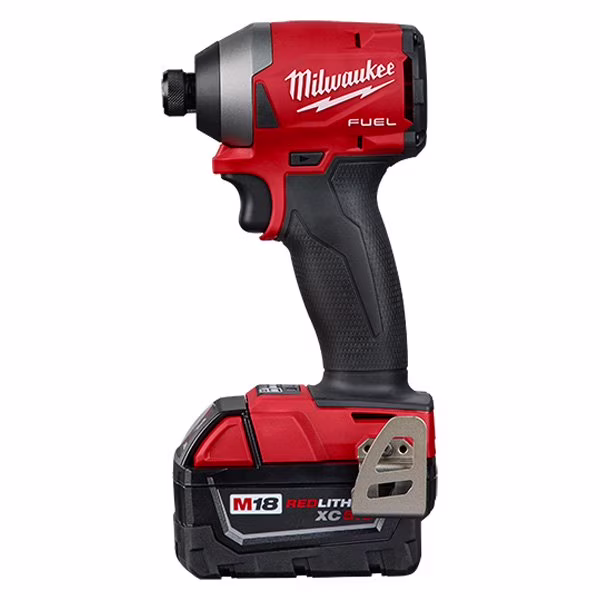 Milwaukee M18 Fuel 1/4" 18V Hex Impact Driver Kit 2853-22 with (2) 5Ah Batteries, Charger, & Carrying Case