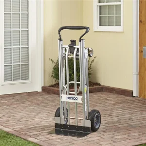 Cosco 3-in-1 Assist Series Hand Truck/Assisted Hand Truck/Cart with flat-free wheels