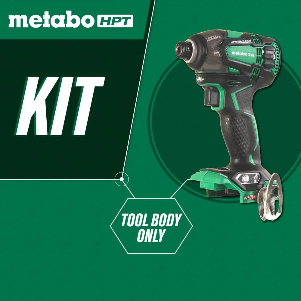 Metabo Hpt 18V Impact Driver, Bare Tool