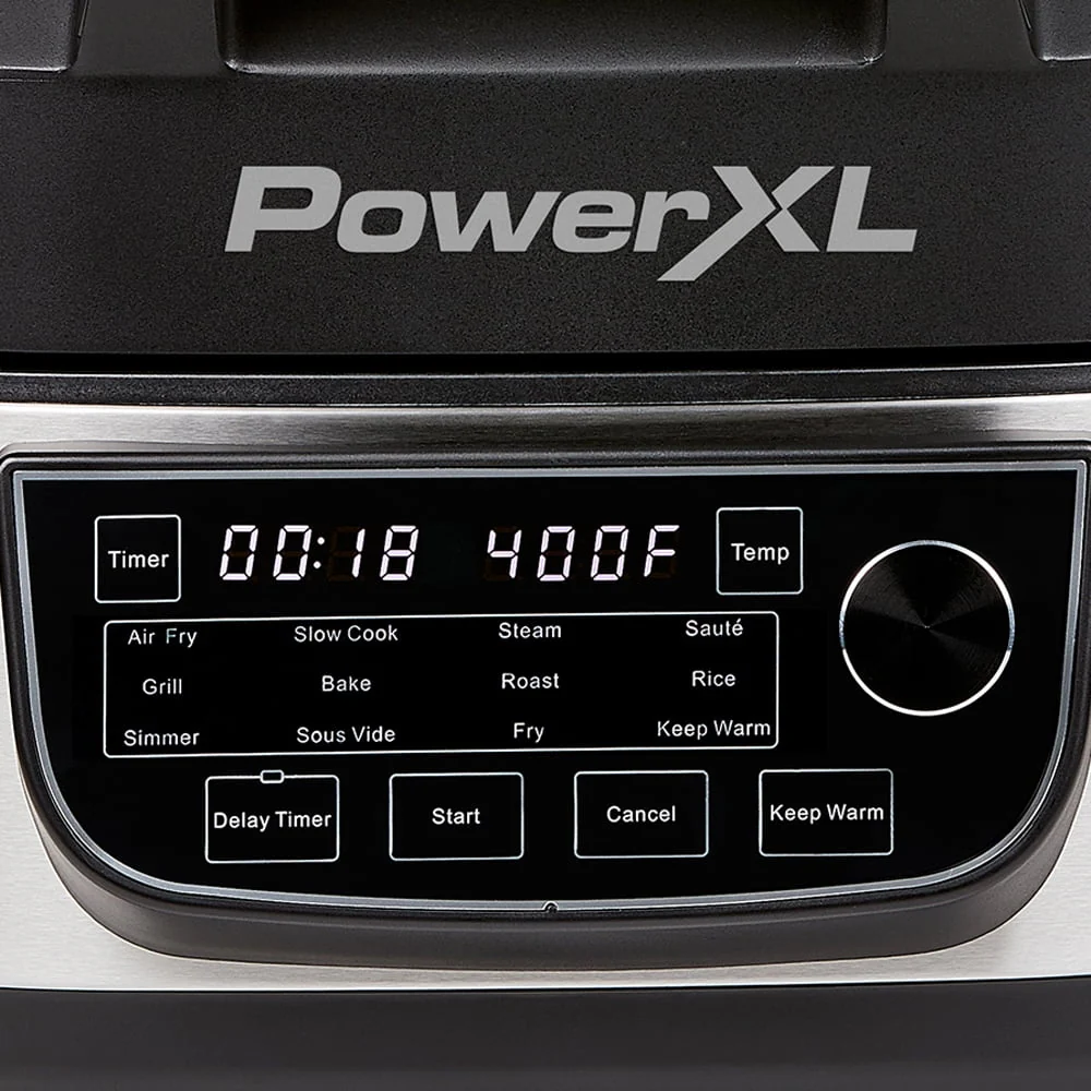 Grill Air Fryer Combo Plus, Indoor Grill / Air Fryer, Stainless Steel