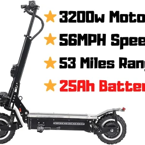 2025 MAXX 60MPH Ultra High Speed Electric Scooter for Adults Foldable, 5000W Power Dual Motor| 60V /38.5Ah Battery | 83 Miles Range | Grade 30°
