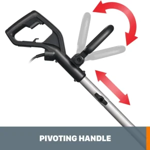WORX WG896 12 Amp 7.5 Inch Electric Lawn Edger & Trencher, Orange and Black