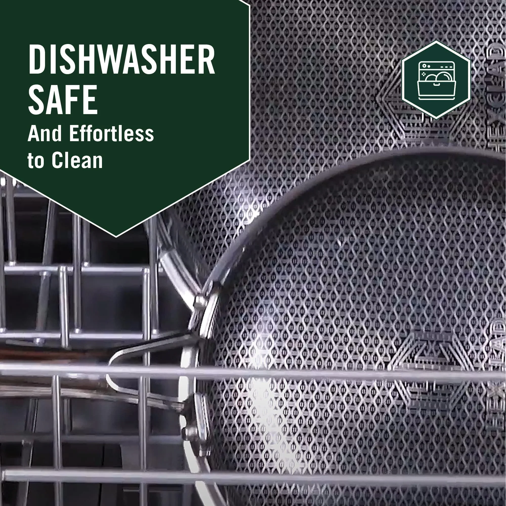 HexClad Nonstick Dishwasher Friendly Compatible