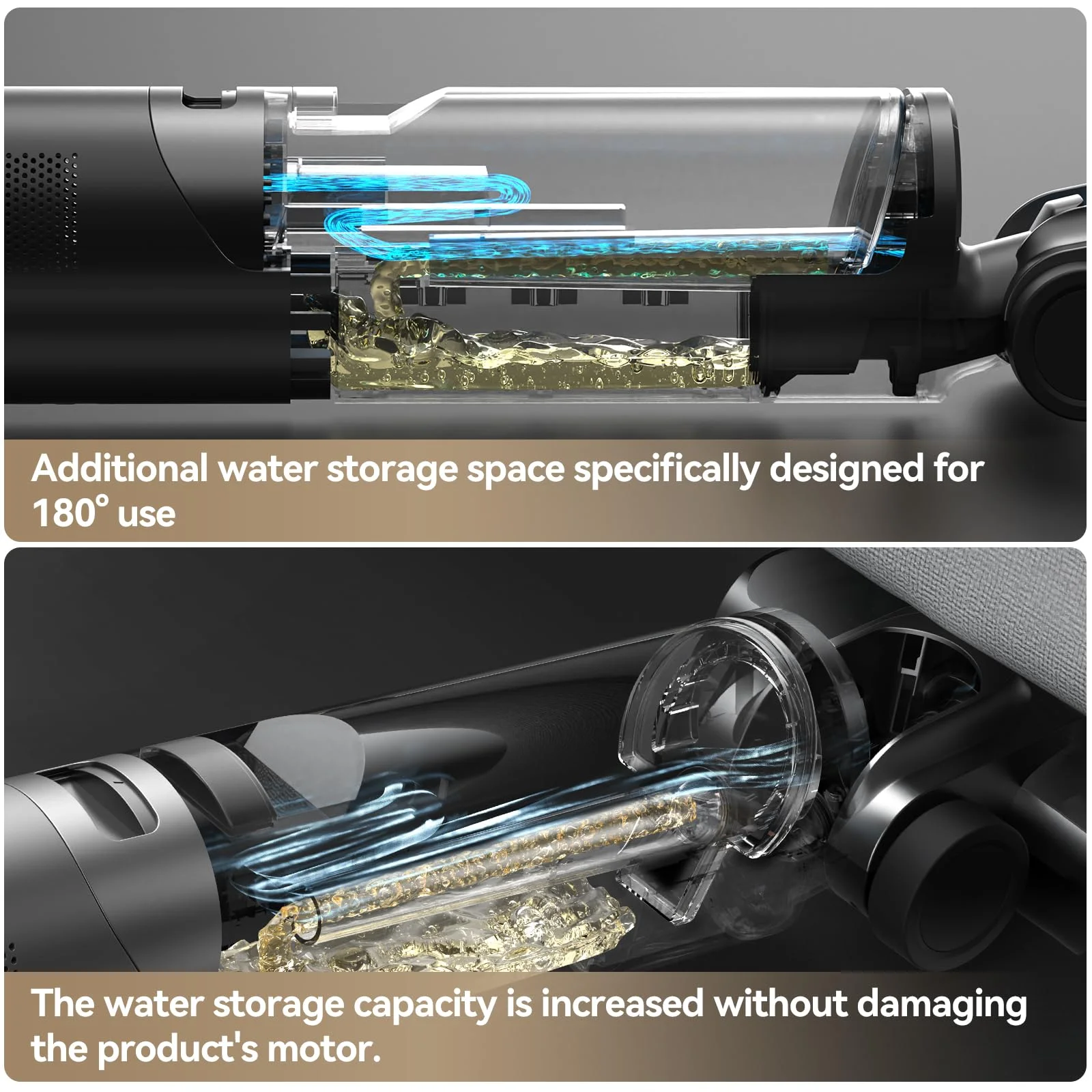 JONR ED12 Pro Max Wet Dry Vacuum Cleaner, 167-F Flashdry Self-Cleaning and 800ml Large Capacity Dirty Water Tank Smart Floor Cleaner