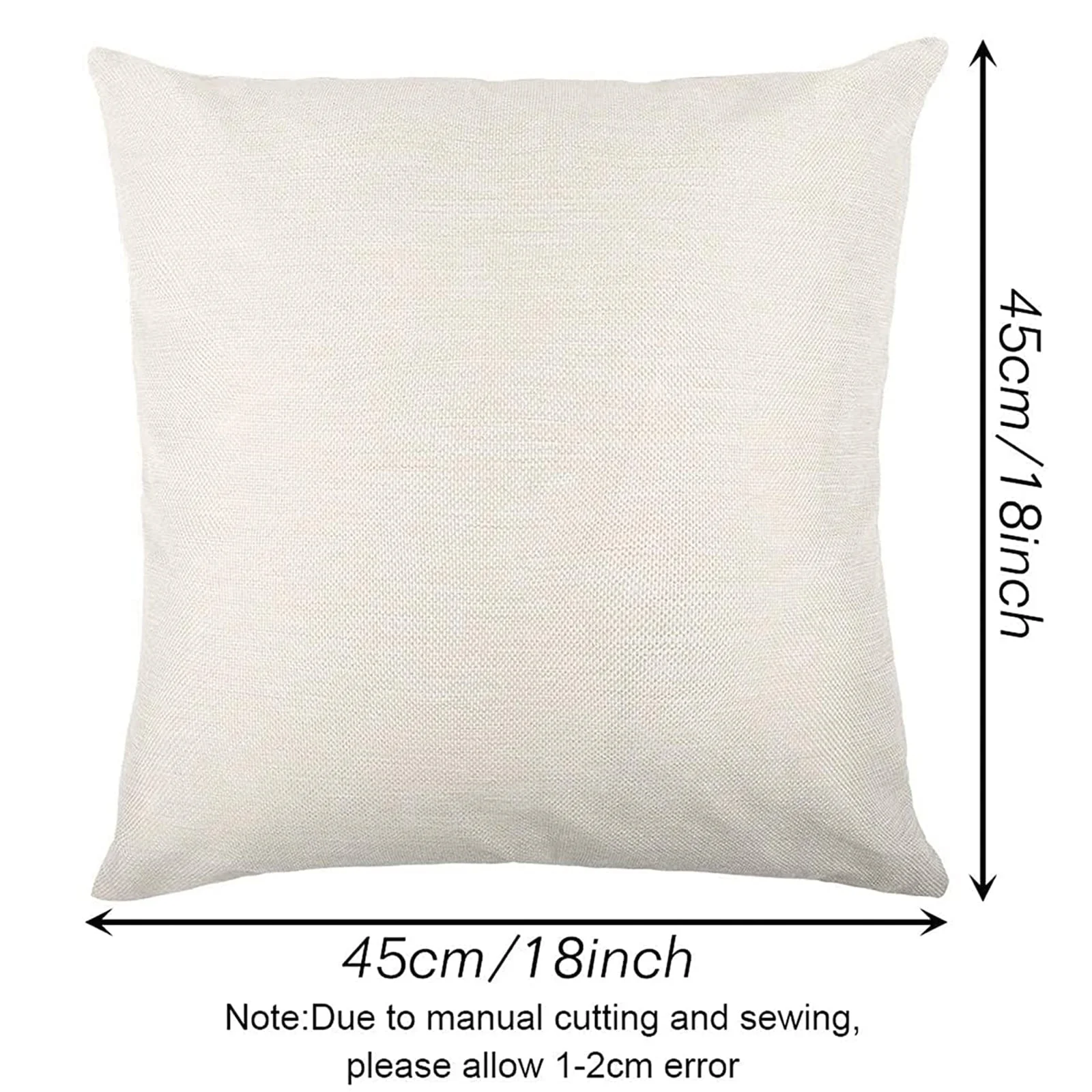 Husfou 4pcs Christmas Pillow Covers, 18x18 inch Linen Buffalo Plaid Merry Christmas Throw Pillowcase for Couch Xmas Winter Holiday Home Decorations