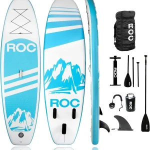 ROC inflatable stand-up paddle board SUP paddle board accessories Anti-slip comfortable deck