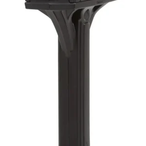 Simplay3 Dig Free Easy Up Classic Black Plastic Mailbox