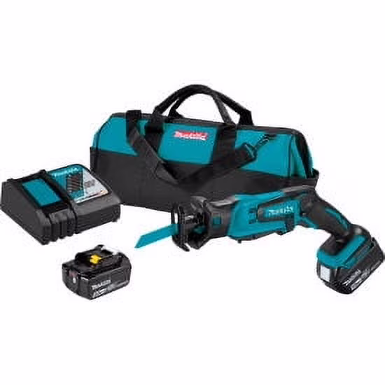 Makita LXT Cordless Compact Recipro Saw Kit 5.0Ah Lithium-Ion 18V 0-3000 RPM