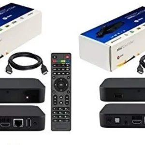 {Package of 2 } IPTV Box + in Built WiFi + HDMI Cable + Remote + Power Adapter