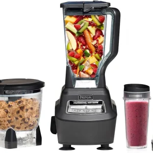 Ninja Mega Kitchen System, 1500-Watt, 72-Ounce Full-Size Blender and 8-Cup Food Processor with (2) 16-Ounce To-Go Cups