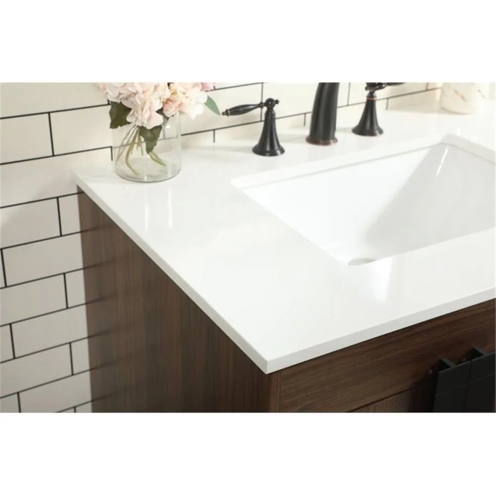 Elegant Kitchen and Bath 32 Inch Single Bathroom Vanity In Green