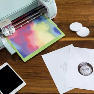 9x9 with Infusible Ink Sheets & Pens, Coasters and 20x16 Heat Mat Bundle - Beginner DIY Project Kit for Home Decor Projects and Custom Apparel, Iron Pressing