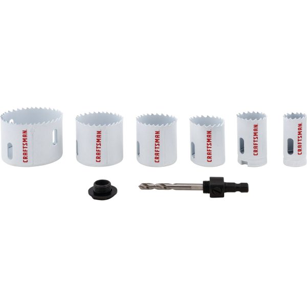 Craftsman 7 Piece Bi-Metal Hole Saw Set Cmah1set7