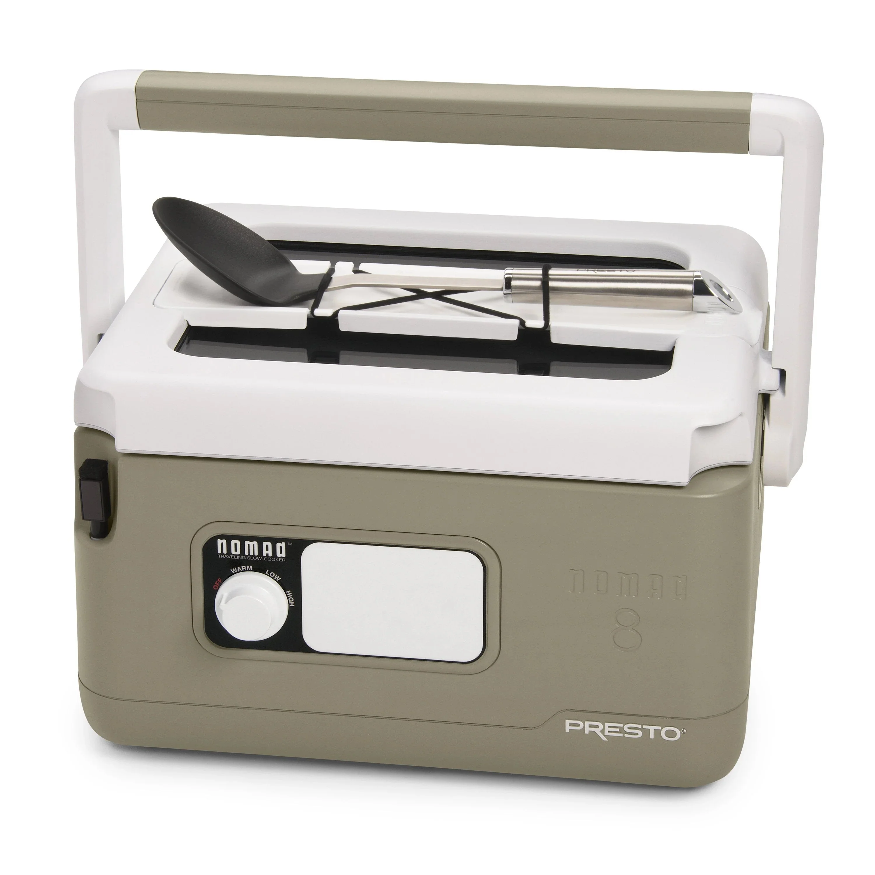 8-Quart Nomad Traveling Slow Cooker in Tan