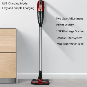 Cordless Wet Dry Vacuum Cleaner and Mop All in One, Lightweight Powerful Stick Vacuum Cleaner and Mop, One-step Cleaning, Rechargeable Upright Vacuum Cleaner for Home Hard Floor Pet Hair