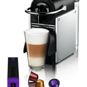 Nespresso Pixie Espresso Machine by De'Longhi, Aluminum