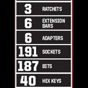Craftsman 450-Piece Mechanics Set, Ratchet Socket Hand Wrench