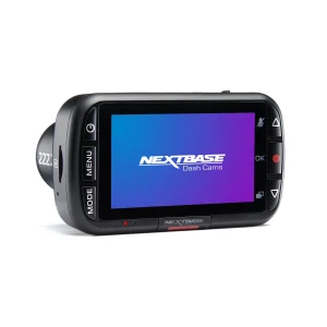Nextbase 222X Compact Dual Dash Cam Front & Rear 2.5" HD IPS Screen, 1080p Full HD, 6 Layer Lens, Black, 0.17 lbs assembled.