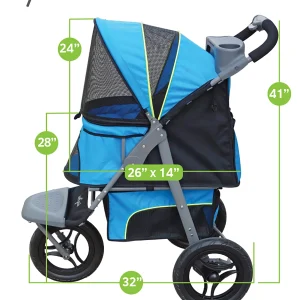 Gen7Pets Jogger Dog Stroller Trailblazer Blue 38