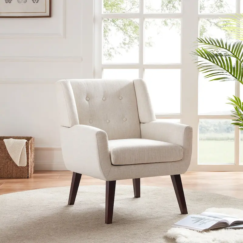 HUIMO Set of 2 Modern Tufted Accent Chair