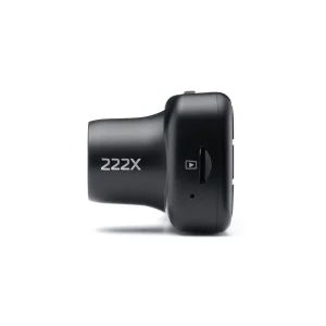 Nextbase 222X Compact Dual Dash Cam Front & Rear 2.5" HD IPS Screen, 1080p Full HD, 6 Layer Lens, Black, 0.17 lbs assembled.