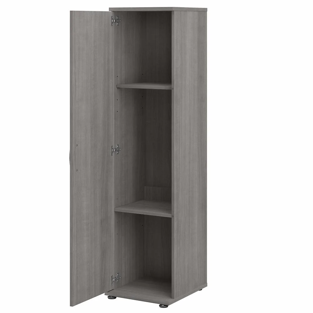 Universal Narrow Clothing Storage Cabinet in Platinum Gray - Engineered Wood