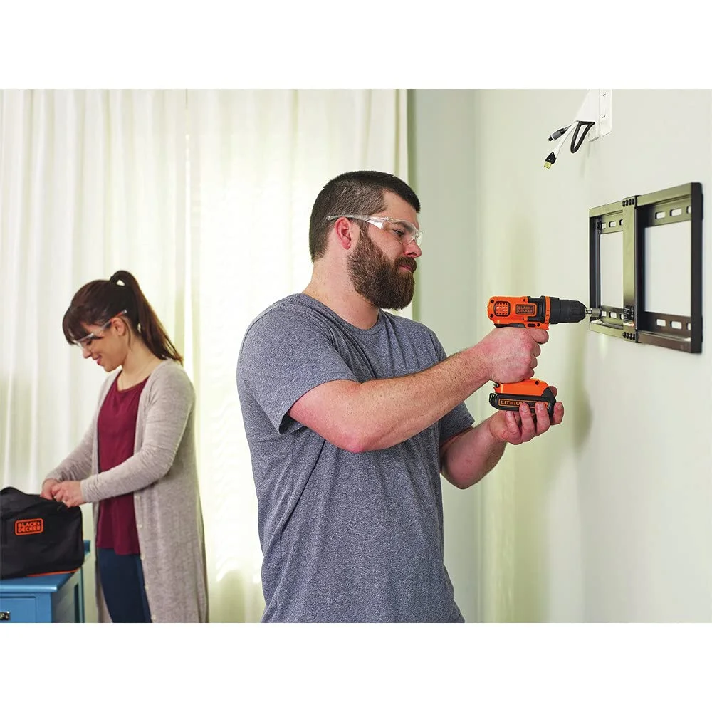 20V MAX 68-Piece Cordless Drill and Home Tool Project Kit with Tool Storage Bag (LDX120PK)