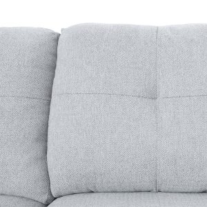 Aukfa 3 Piece Sectional Sofa, Living Room Couch with Storage Ottoman&Cup Holder, Linen, Right Hand, Purple