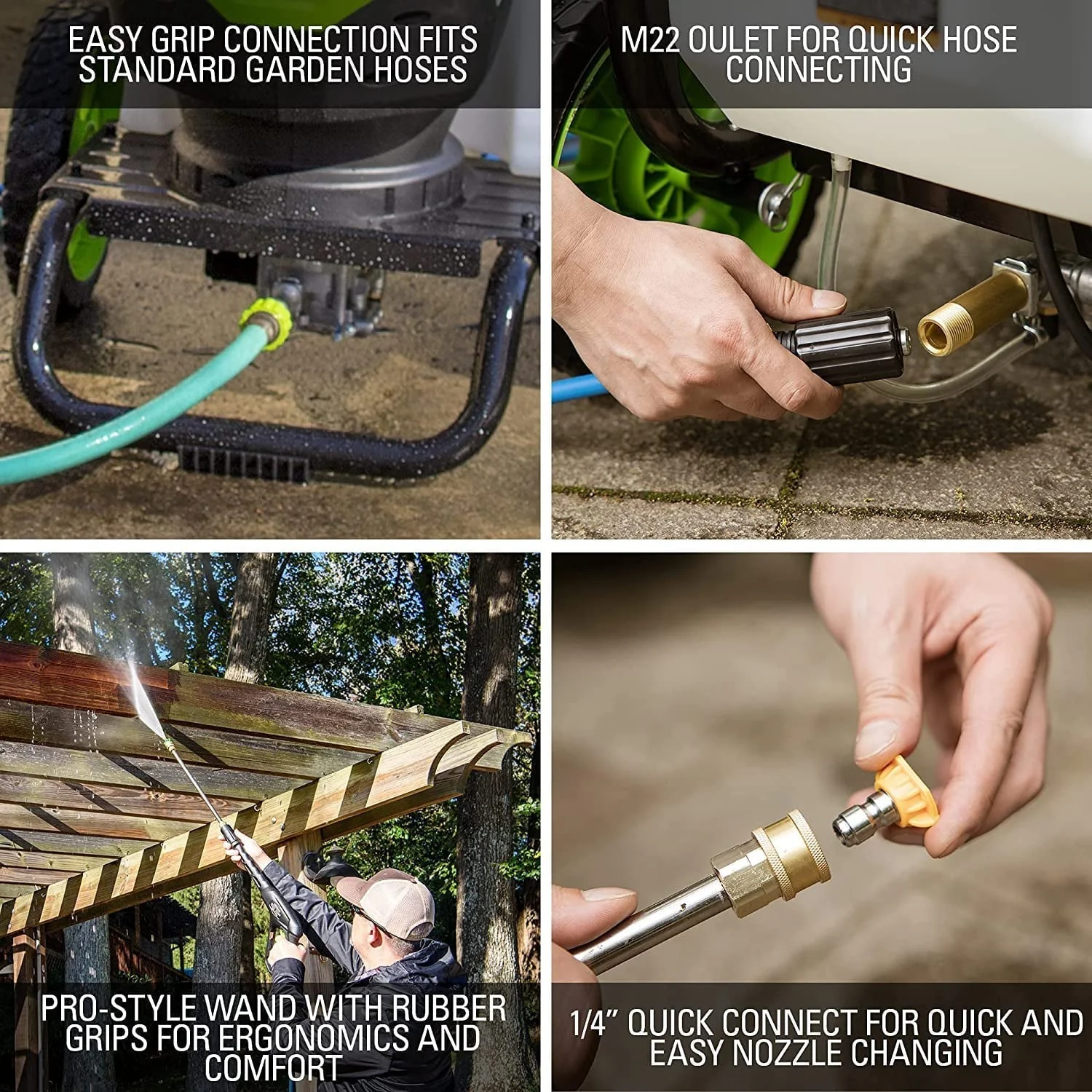 Greenworks 2300-PSI 14 Amp 2.3-GPM Brushless Pressure Washer GPW2300 5118002VT