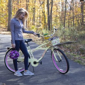 26" Margaritaville Women'S 3 - Speed Cruiser Bike, Yellow