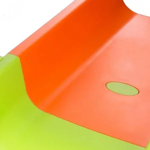 Outdoor Playground Slide, Big Backyard Freestanding Plastic Slide, 10 ft Outdoor Swing Set Slide for Kids Ages 4-8
