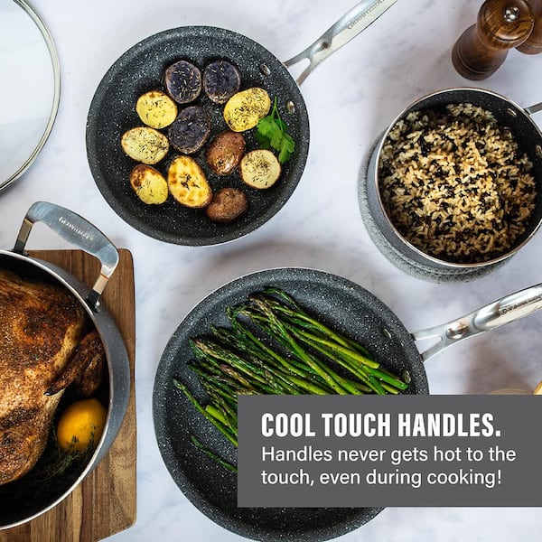 20-Piece Aluminum Ultra-Durable Non-Stick Diamond Infused Cookware and Bakeware Set