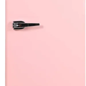 Frigidaire Retro Bar Fridge 3.2 Cu. Ft, Pink/Coral – Compact with Bottle Opener, Adjustable Thermostat & Shelves