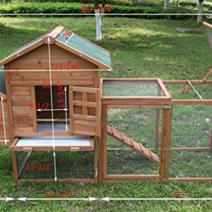 Outdoor 80 inch wooden chicken coop nest box chicken coop poultry pet cage