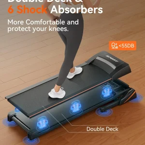Home Treadmill 3HP Folding with Auto Incline & Bluetooth