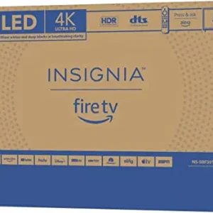 INSIGNIA 50-inch Class F30 Series LED 4K UHD Smart Fire TV with Alexa Voice Remote sgtnighsdesigns