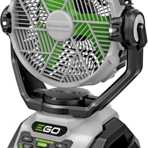 POWER+ Portable Misting Fan - 18" Outdoor Electric, 5 Speeds
