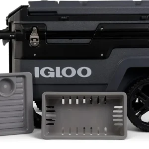 70Qt Wheeled Cooler Insulated Hard Shell Ice Chest
