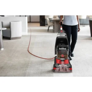Hoover Commercial PowerScrub XL Spot Extractor, Carpet Cleaner Machine, Upright Shampooer, Commercial Grade Stain Remover, Powerful Deep Cleaner with Heated Drying, CH68000V, Black
