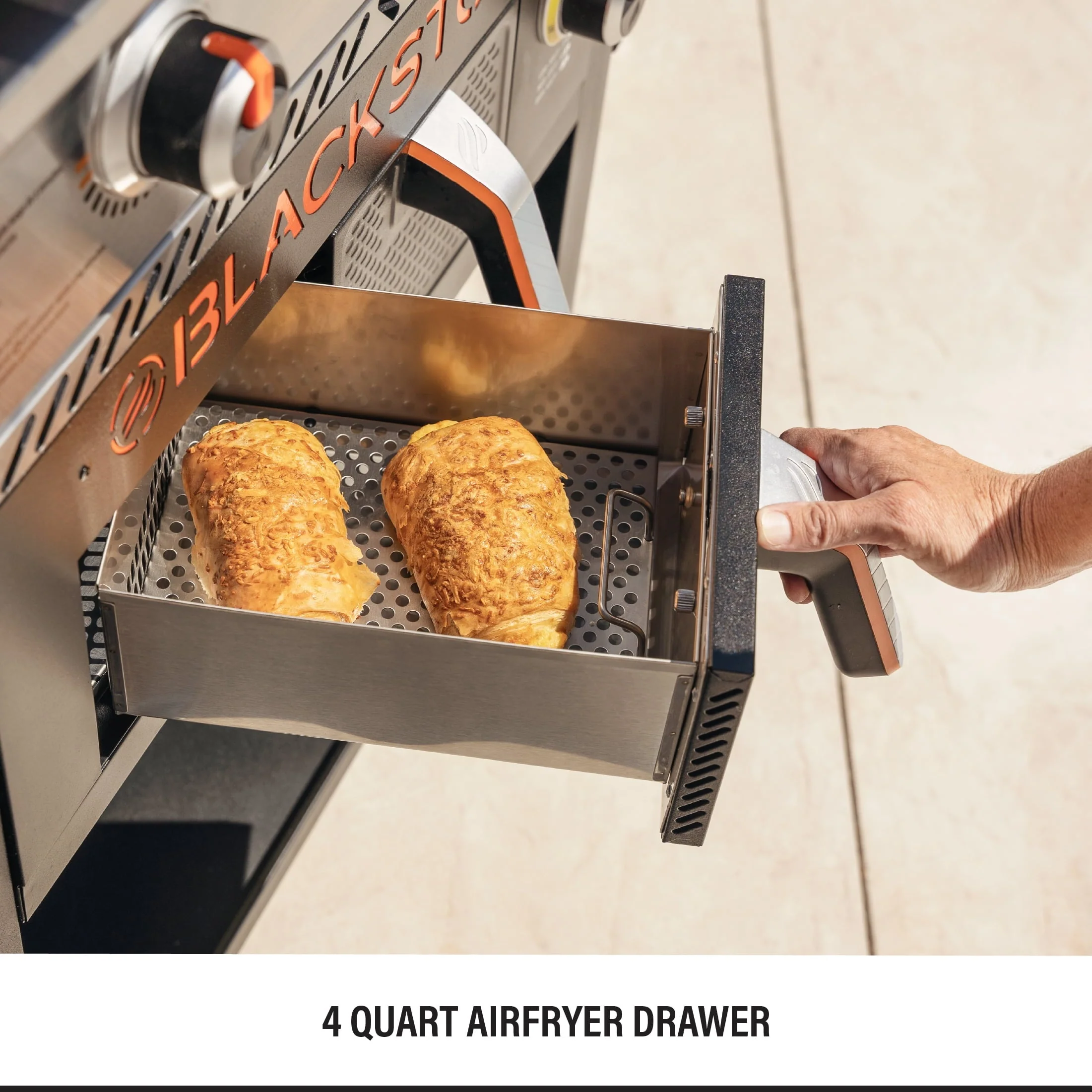 2-Burner 28" Griddle with Air Fryer Combo
