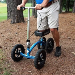 New KneeRover Quad All Terrain Knee Walker in Metallic Blue