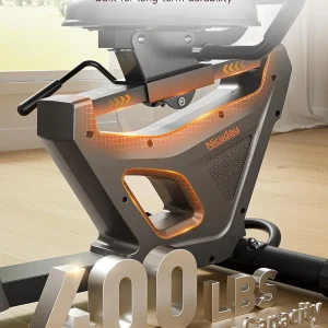 Niceday Recumbent Exercise Bike 400lbs App LCD Heart Monitor