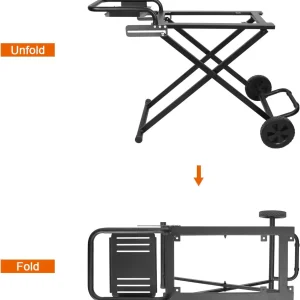 22"/17" Grill - Heavy-Duty Foldable Cart