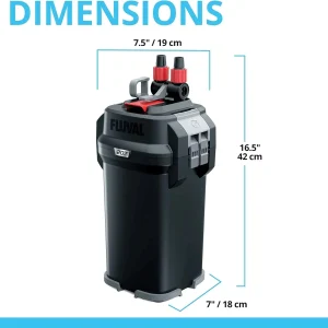 Perfomance Canister Filter - for Aquariums Up to 100 Gallons - Aquarium Canister Filter