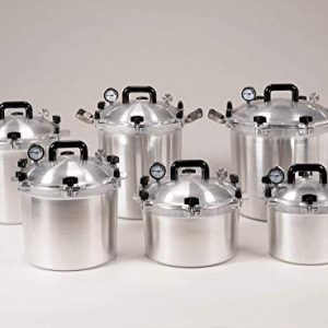 All American 930 Canner Pressure Cooker, 30 qt, Silver
