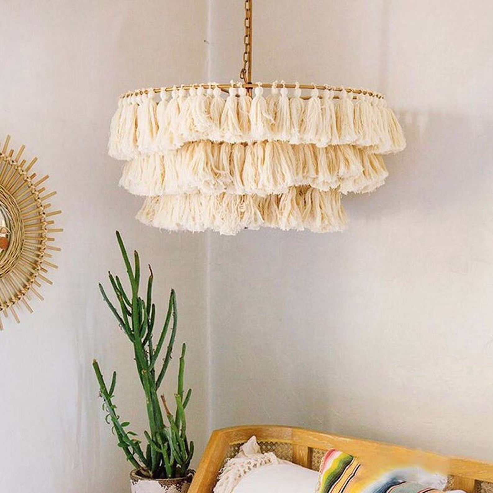 Arturesthome Handmade Woven Rope Pendant INS Creative Home Decoration Lampshade