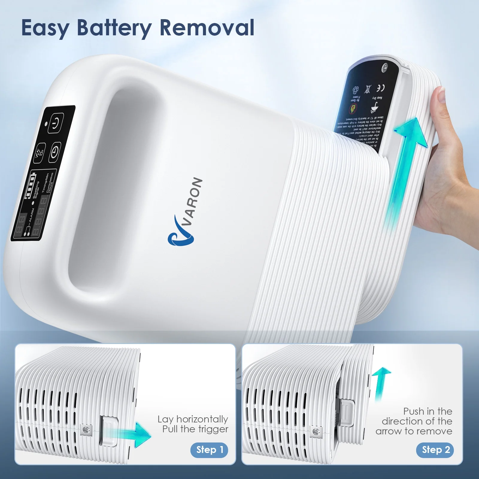 BESRTWE 1-6Levels Oxygen Tube Machine for Home Use, Portable Travel use Bag, 93%,pulso-Flujo, 4.85lbs, ac/dc recharged battery
