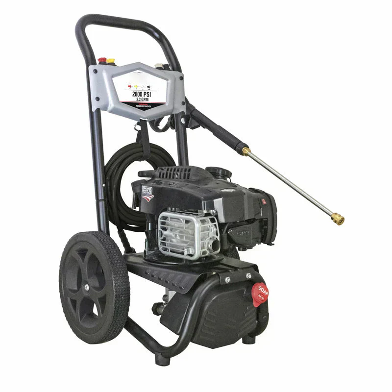 2800 PSI at 2.3 GPM Briggs and Stratton Axial Cam Pump Cold Water Premium Residential Gas Pressure Washer *Factory Serviced*