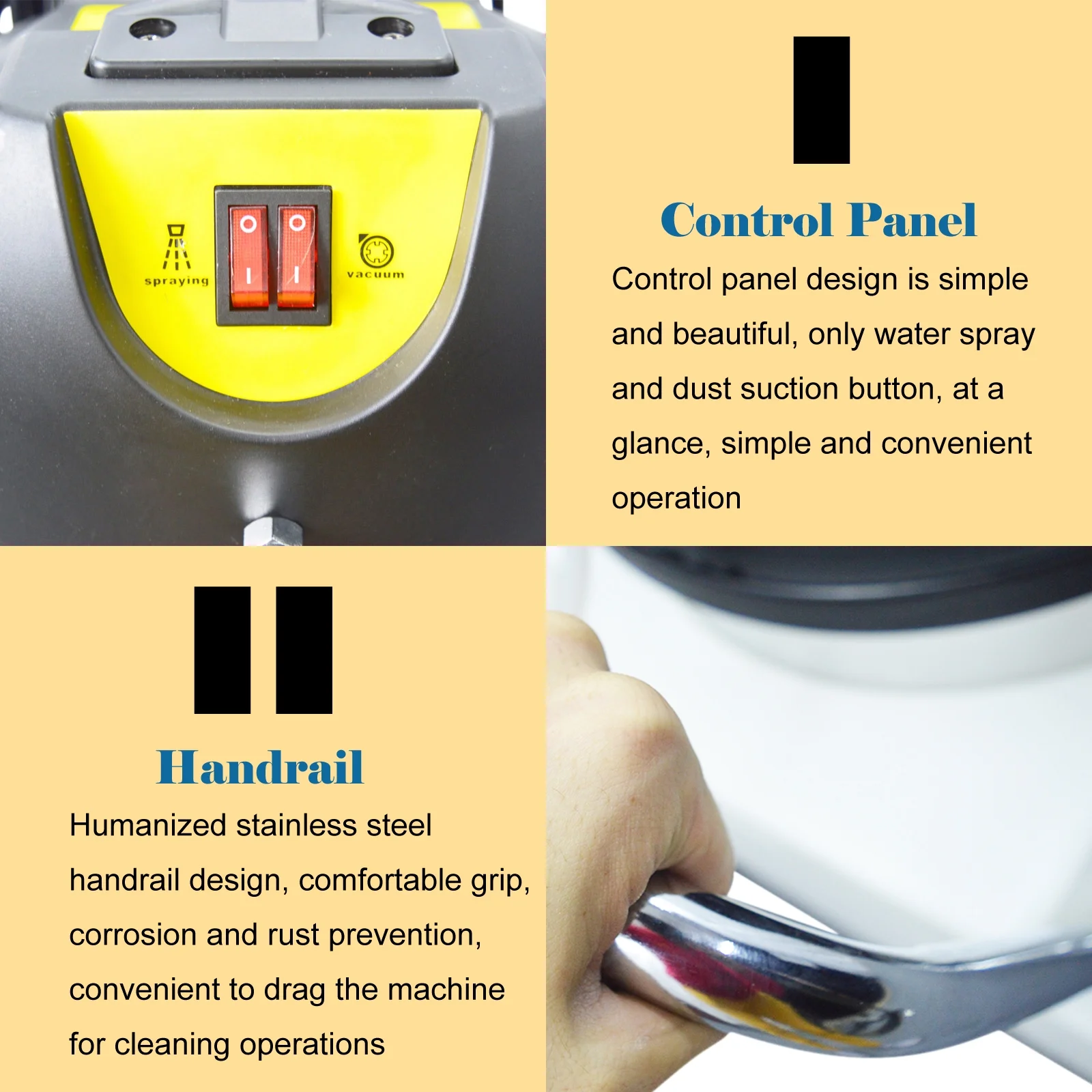 INTBUYING Carpet Cleaning Machine Carpet Extractor 30L/40L/60L/80L 110V/220V